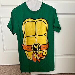 Teenage Mutant Ninja Turtles Michelangelo T-Shirt & Bandanas, Mens size XS